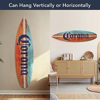 American Art Décor Corona Surfboard Wall Decor