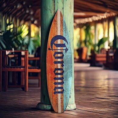 American Art Décor Corona Surfboard Wall Decor