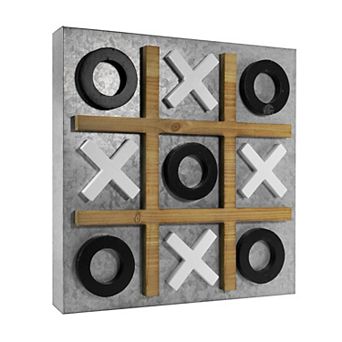 American Art Décor Magnetic Tic Tac Toe Game Wall Decor