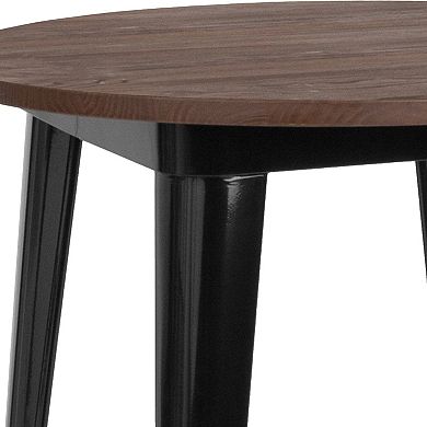 Flash Furniture Round Mixed Media Dining Table