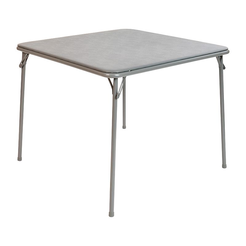 Flash Furniture Folding Card Table, Grey