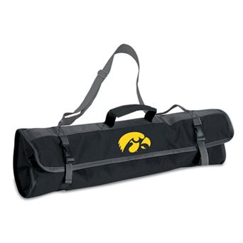 Iowa Hawkeyes 4 pc Barbecue Tote Set