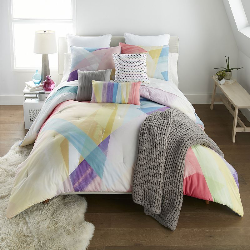 Donna Sharp Prism Comforter Set with Shams, Multicolor, King