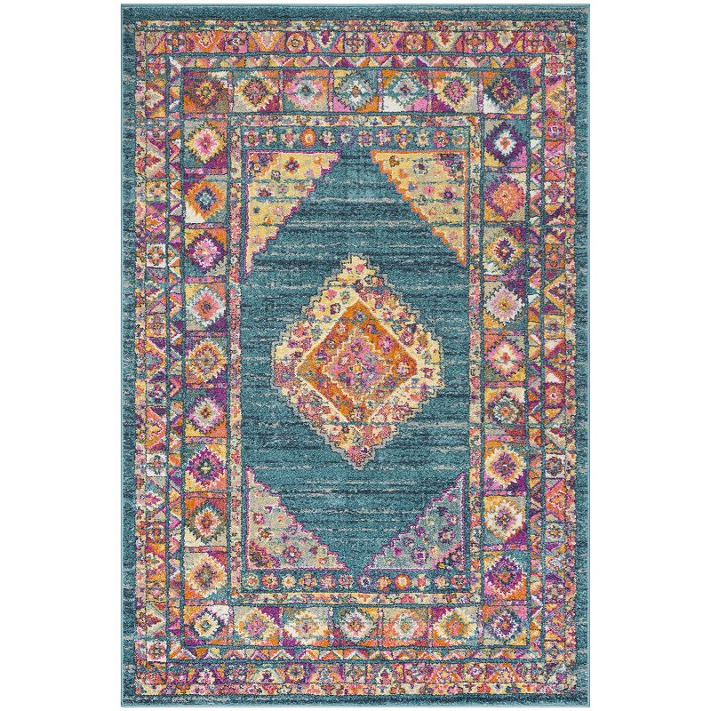 Safavieh Madison 5' X 8' Han Rug, Blue, 5X8 Ft