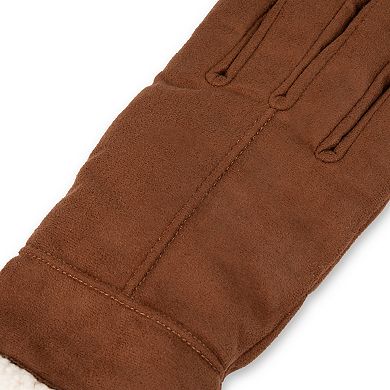 Women’s isotoner Lined Microsuede Water Repellent Gloves
