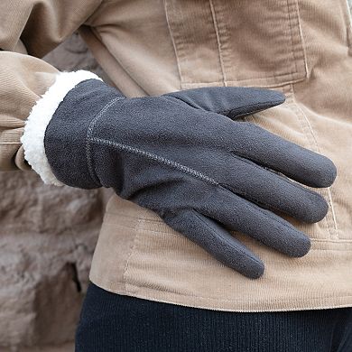 Women’s isotoner Lined Microsuede Water Repellent Gloves