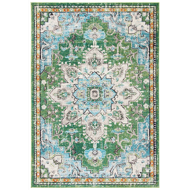 Safavieh Madison Ezra Rug, Green, 5X8 Ft