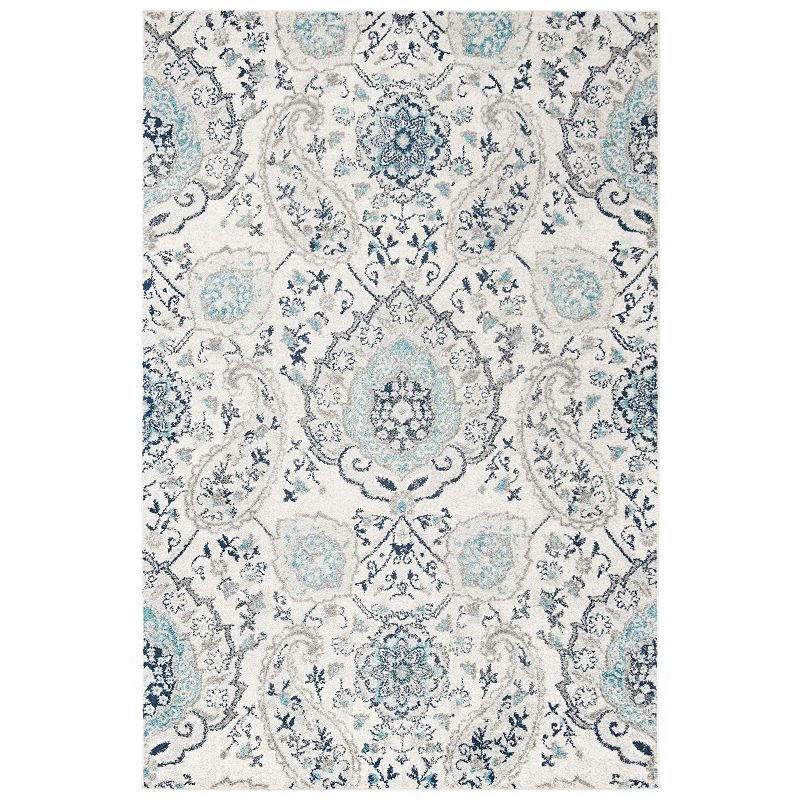 Safavieh Madison Carole Rug, White, 5Ft Sq Create a stylish sense of space with this Safavieh Madison Carole Rug. CONSTRUCTION & CARE Imported Pile height: 0.37  Spot clean only Frieze pile Polyester, cotton Polypropylene, jute, polyester, cotton Create a stylish sense of space with this Safavieh Madison Carole Rug. Safavieh Create a stylish sense of space with this Safavieh Madison Carole Rug. Size: 5Ft Sq. Color: White. Gender: unisex. Age Group: adult.