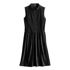 Kohls girls black clearance dress