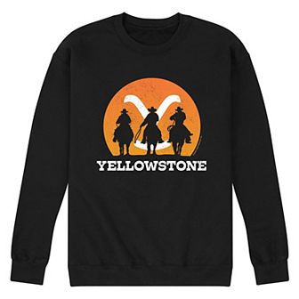 Men's Yellowstone Cowboy Sunset Sweatshirt