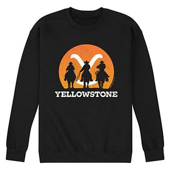 Men's Yellowstone Cowboy Sunset Sweatshirt