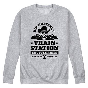 Men's Yellowstone Train Station Sweatshirt