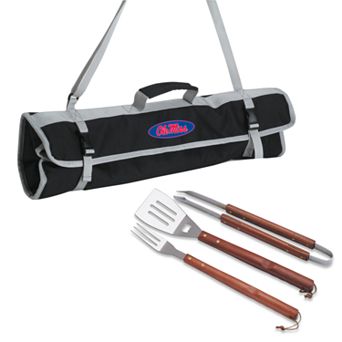 Ole Miss Rebels 4 pc Barbecue Tote Set