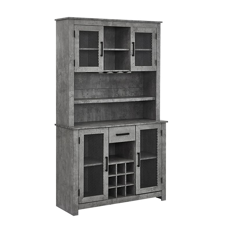 Home Source Jill Zarin Tall Storage Cabinet, Grey