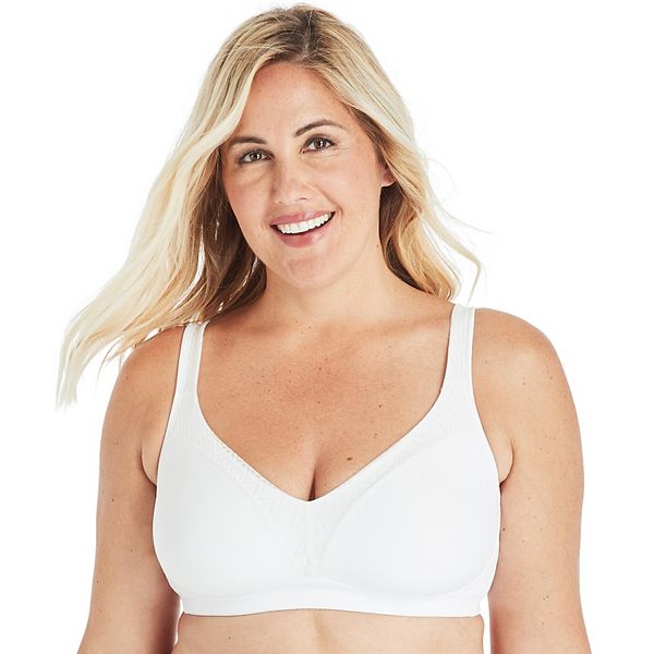 Playtex 18 Hour® Bounce Control Convertible Wirefree Bra White 40D Women's