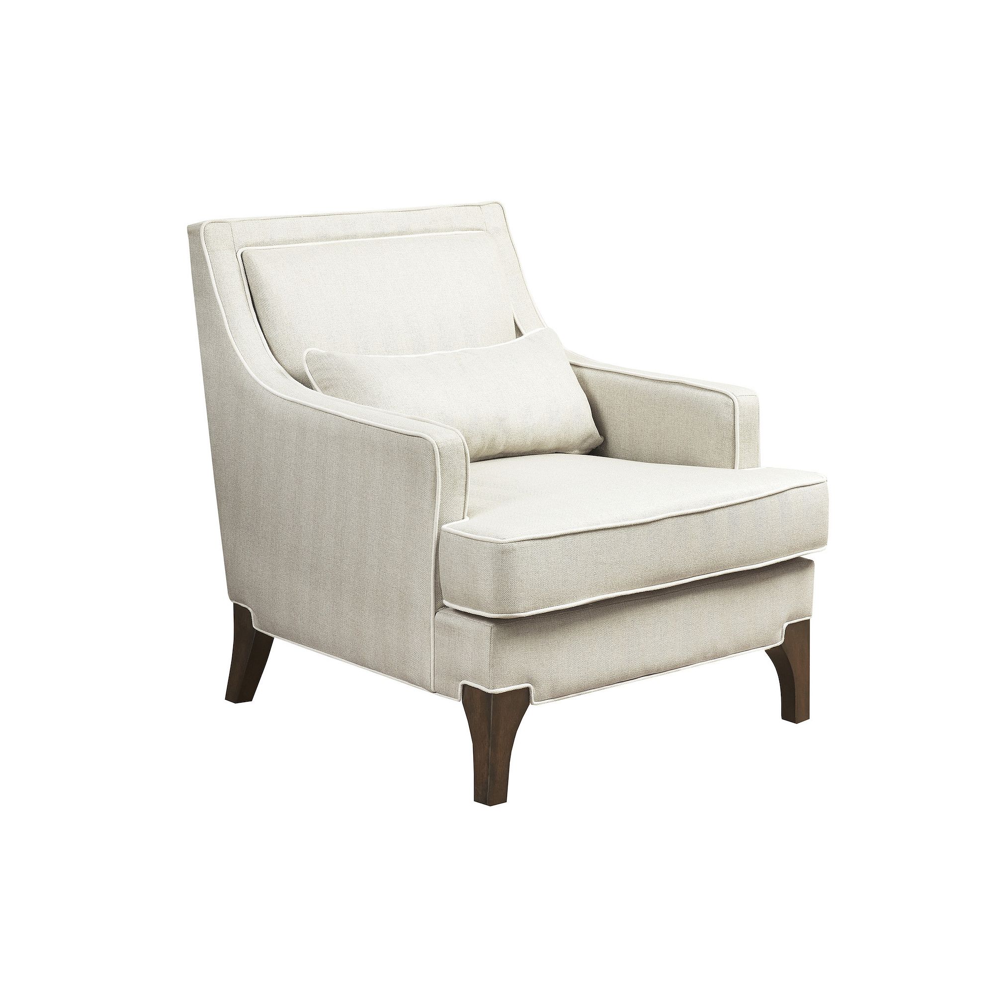 Madison Park Signature Collin Accent Chair, Ivory
