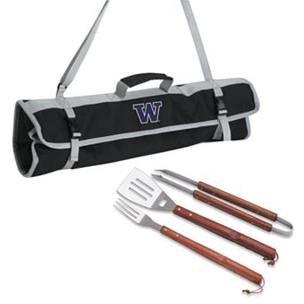 Washington Huskies 4 pc Barbecue Tote Set