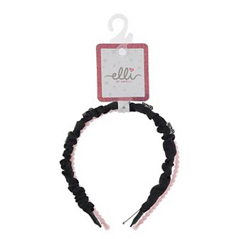 Girls Elli by Capelli Ruched, Beaded, & Butterfly Headbands 3-Pack