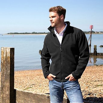 Result Mens High Grade Microfleece Horizon Showerproof Breathable Jacket