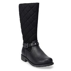 Kohls girls 2025 black boots