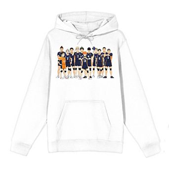 Men's Haikyu Volleyball Team Hoodie