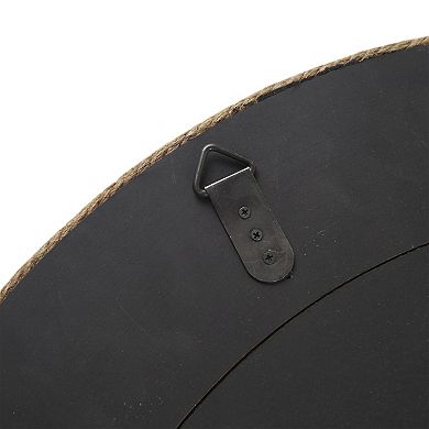Madison Park Cove Round Rope Wall Mirror
