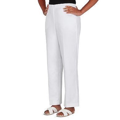 Women's Alfred Dunner Proportioned High-Rise Straight Pants