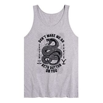 Men's Yellowstone Make Me Go Beth Tank Top