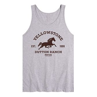 Men's Yellowstone Horse Logo Tank Top