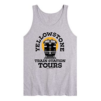 Men's Yellowstone Train Station Tank Top