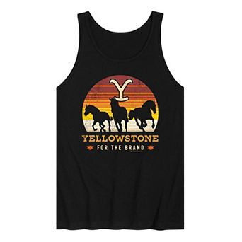 Men's Yellowstone Wild Horses Tank Top