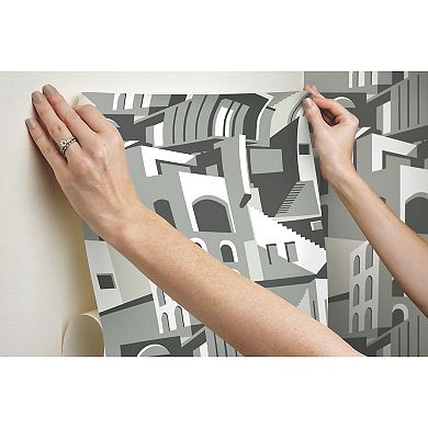 RoomMates Arch Architectural Peel & Stick Wallpaper