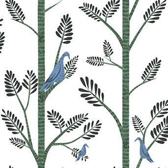 RoomMates Aviary Branch Peel & Stick Wallpaper