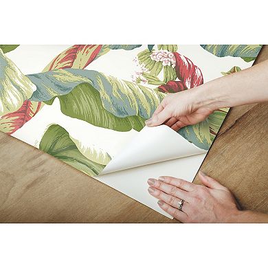RoomMates Banana Leaf Peel & Stick Wallpaper