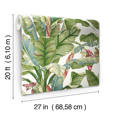 RoomMates Banana Leaf Peel & Stick Wallpaper