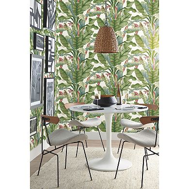 RoomMates Banana Leaf Peel & Stick Wallpaper
