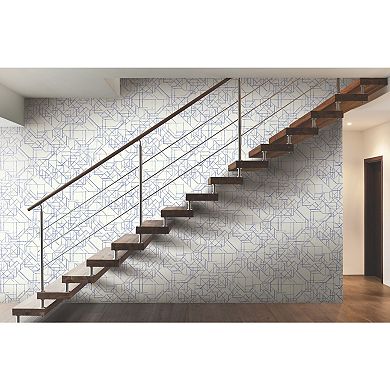 RoomMates Cubist Cityscape Peel & Stick Wallpaper