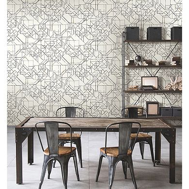 RoomMates Cubist Cityscape Peel & Stick Wallpaper