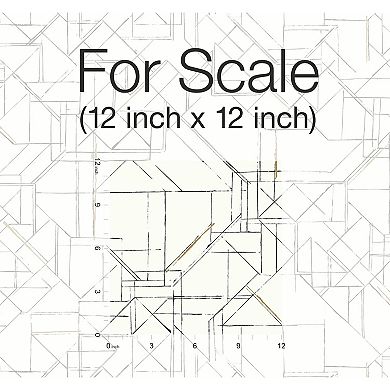 RoomMates Cubist Cityscape Peel & Stick Wallpaper