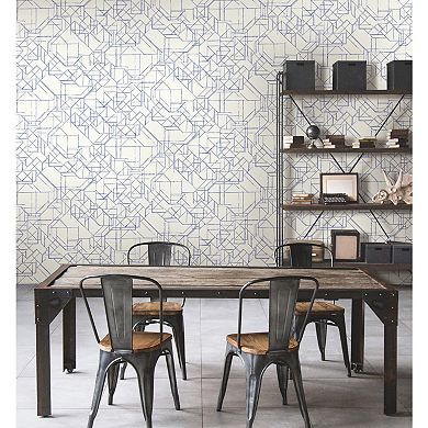 RoomMates Cubist Cityscape Peel & Stick Wallpaper