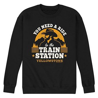 Men's Yellowstone Train Station Sweatshirt
