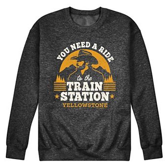 Men's Yellowstone Train Station Sweatshirt