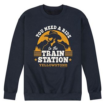 Men's Yellowstone Train Station Sweatshirt