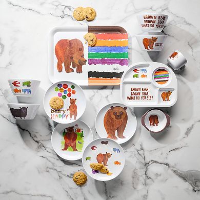 Godinger Silver World of Eric Carle "Brown Bear, Brown Bear, What Do You See?" 4-pc. Kids' Melamine Plate Set