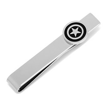 Men's Marvel Captain America Silver Tie Bar