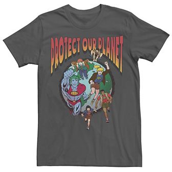 Men's Captain Planet and the Planateers Protect Our Planet Earth Tee
