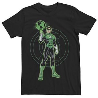 Men's Justice League Green Lantern Green Earth Tee