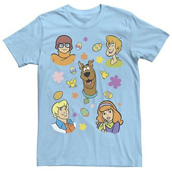 Men's Scooby Doo Happy Easter Gang Floral Eggs Tee