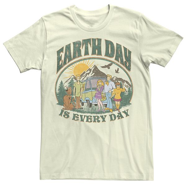 Men's Scooby Doo Saves Earth Day Is Every Day Tee