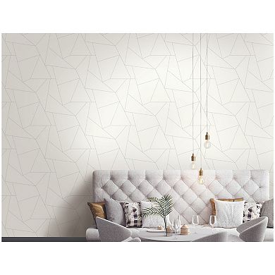 RoomMates Fractured Prism Peel & Stick Wallpaper